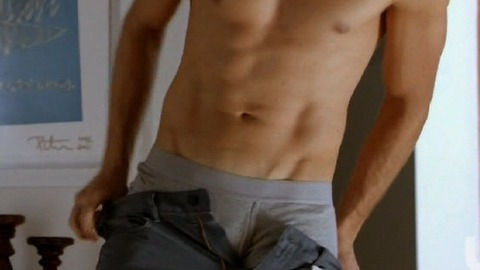 Aaron Tveit in Graceland (2013-2015) Shirtless Sexy Underwear 8647