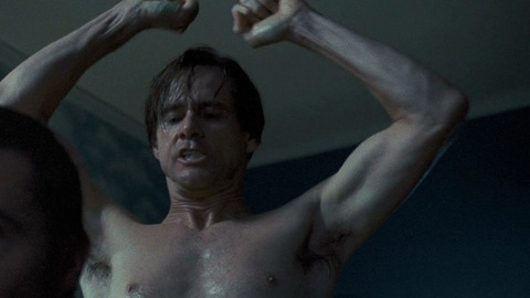 Hottest Jim Carrey Scene in I Love You Phillip Morris. Shirtless, Gay, Sexy. 9494