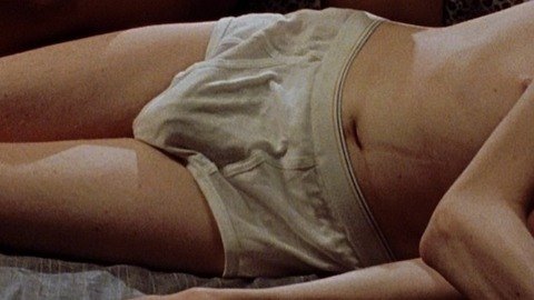 DJ Qualls in Road Trip (2000) Bulge Shirtless Underwear Briefs Brown Hair 9560
