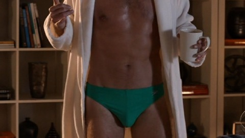 Jerry O'Connell in We Are Men (2013) Shirtless Bathing Suit Bulge 9787