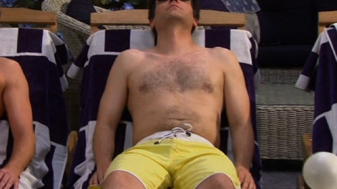 Josh Radnor in How I Met Your Mother (2005-2014) Shirtless Bathing Suit 9776