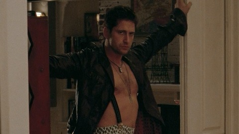 Hottest Gerard Butler Scene in P. S. I Love You. Sexy, Shirtless, Underwear. 10094