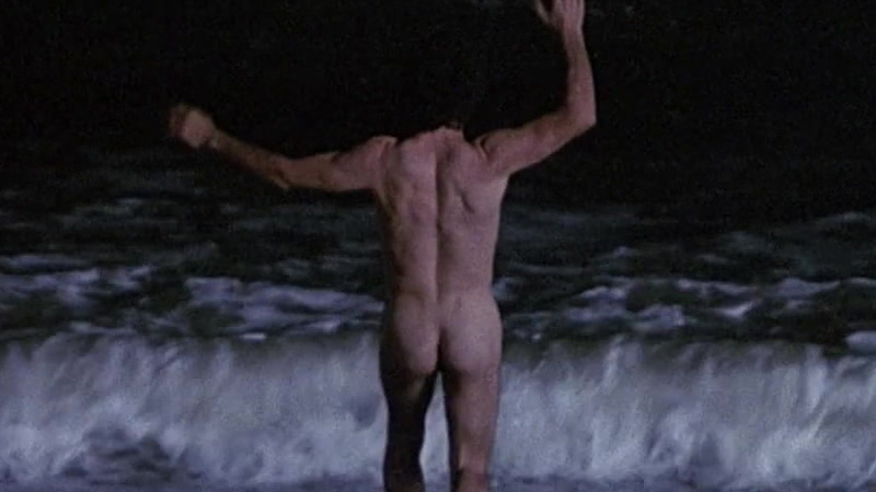 Steven Reisch Naked as Counter Boy. Butt, beach, nude. 101097