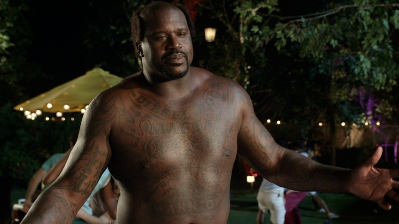 Hottest Shaquille O'Neal Scene in Grown Ups 2. Sexy, Shirtless. 11036