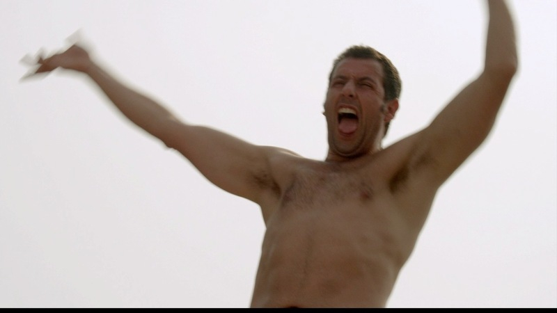 Sexiest Adam Sandler Scene in Grown Ups 2. Shirtless. 11059