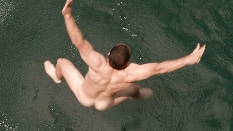 Adam Sandler in Grown Ups 2 (2013) Body Double Shirtless Butt Sexy 11057