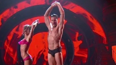 Val Chmerkovskiy in Dancing with the Stars (2005-2025) Bathing Suit Bulge Sexy Shirtless 35393