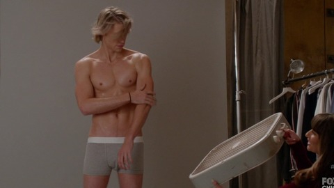 Chord Overstreet in Glee (2009-2013) Shirtless Sexy Underwear 11626