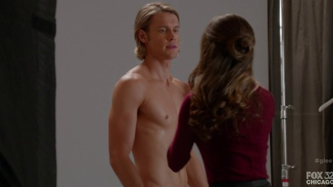 Chord Overstreet in Glee (2009-2013) Shirtless 11624
