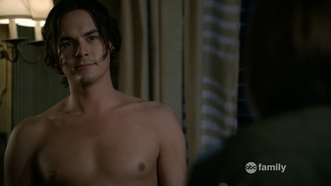 Tyler Blackburn in Ravenswood (2013) Shirtless 12412