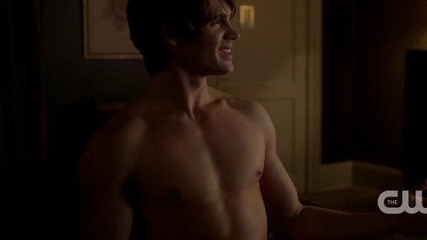 Steven R. McQueen in The Vampire Diaries (2009-2016) Sexy Shirtless 11632