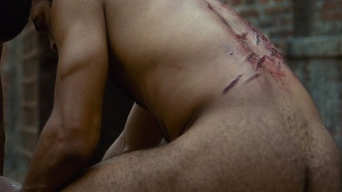 Chiwetel Ejiofor in 12 Years a Slave (2013) Shirtless Butt 16662