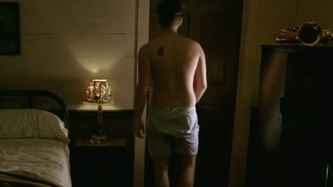 Emile Hirsch in Bonnie and Clyde (2013) Shirtless Underwear 12187