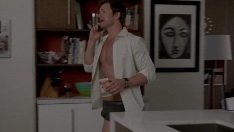 Paul Greene in Bitten (2014-2016) Bulge Sexy Underwear 14095
