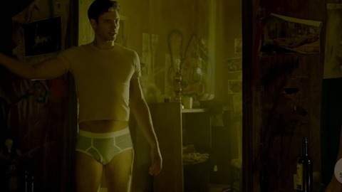 Steve Lund in Bitten (2014-2016) Sexy Bulge Underwear 13524
