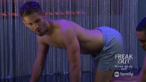 Hottest Jean-Luc Bilodeau Scene in Baby Daddy. Sexy, Shirtless, Underwear. 26360