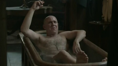 Sexiest Brian Markinson Scene in Klondike. Shirtless. 13699