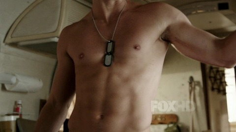 Parker Young in Enlisted (2014) Sexy Shirtless 13833