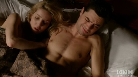 Dominic Cooper in Fleming (2014) Shirtless 14047