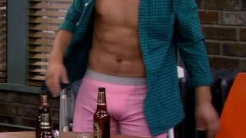 Tahj Mowry in Baby Daddy (2012-2017) Bulge Sexy Underwear 14478