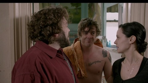 Sexiest Macon Blair Scene in Hellbenders. Shirtless. 14845