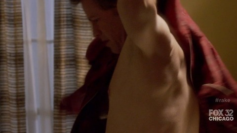 Sexiest Greg Kinnear Scene in Rake (US). Sexy, Shirtless. 15571