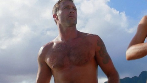 Hawaii Five-0's Sexiest Scenes with Alex O'Loughlin. Sexy, Shirtless, Straight. 44904