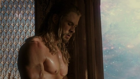 Hottest Chris Hemsworth Scene in Thor: The Dark World. Sexy, Shirtless. 16184