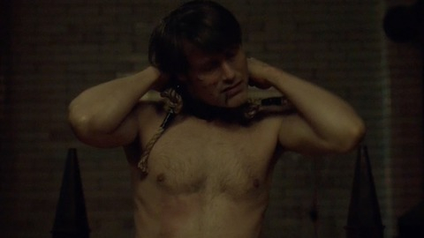 Mads Mikkelsen in Hannibal (2013-2015) Shirtless 39446