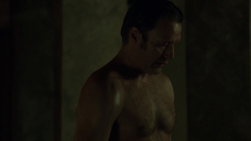 Sexiest Scenes of Hannibal Lecter from Hannibal. Shirtless. 36893