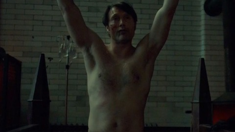 Hannibal's Sexiest Scenes with Mads Mikkelsen. Shirtless. 39444