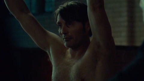 Mads Mikkelsen in Hannibal (2013-2015) Shirtless 39443