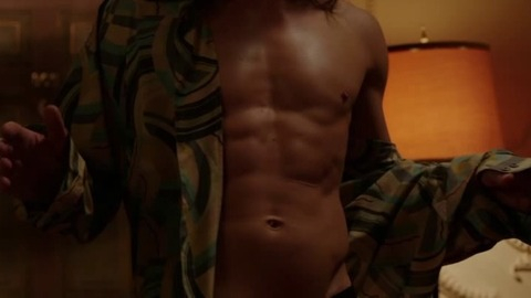 Luke Arnold in Never Tear Us Apart: The Untold Story of INXS (2014) Shirtless 16854