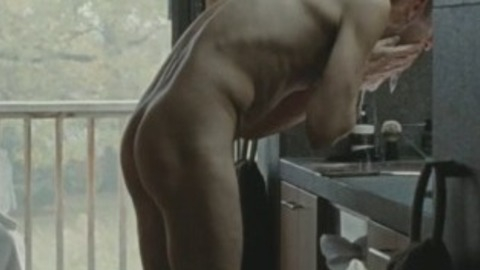 Benoît Poelvoorde in Tied (2013) Sexy Shirtless Butt 17338