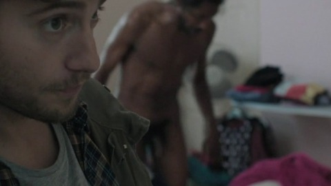 Johann Myers in Kelly + Victor (2012) Sexy Shirtless Penis Balls 17453