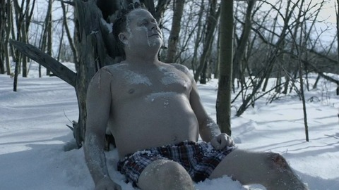David Trimble in Fargo (2014-2024) Sexy Shirtless Underwear Boxer Shorts Frozen 17620
