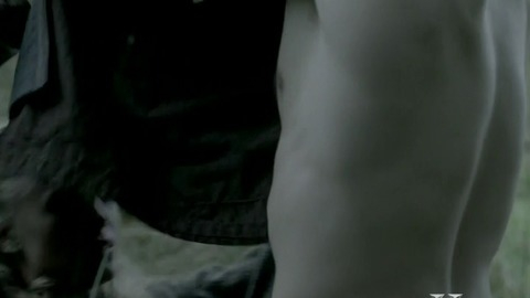 Vikings's Sexiest Scenes with Alexander Ludwig. Sexy, Shirtless, Straight. 17694