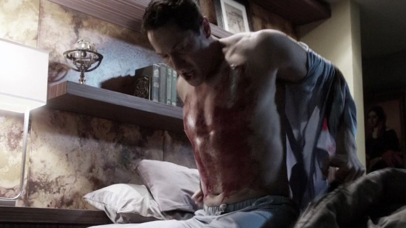 Hottest Sasha Roiz Scene in Grimm. Sexy, Shirtless. 33884