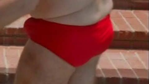 Stephen Tobolowsky in Californication (2007-2014) Bathing Suit Bulge Shirtless 18443