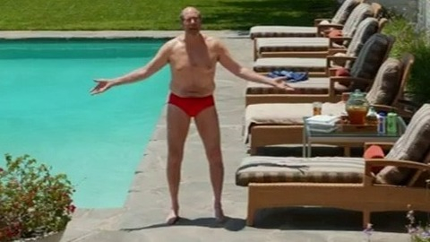 Stephen Tobolowsky in Californication (2007-2014) Bathing Suit Bulge Shirtless 18444