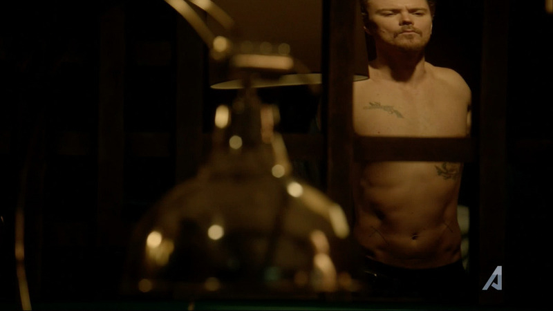 Hottest Clayne Crawford Scene in Rogue. Shirtless, Sexy. 18956