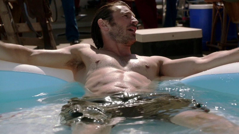 Sexiest Eoin Macken Scene in The Night Shift. Bathing Suit, Sexy, Shirtless. 19279