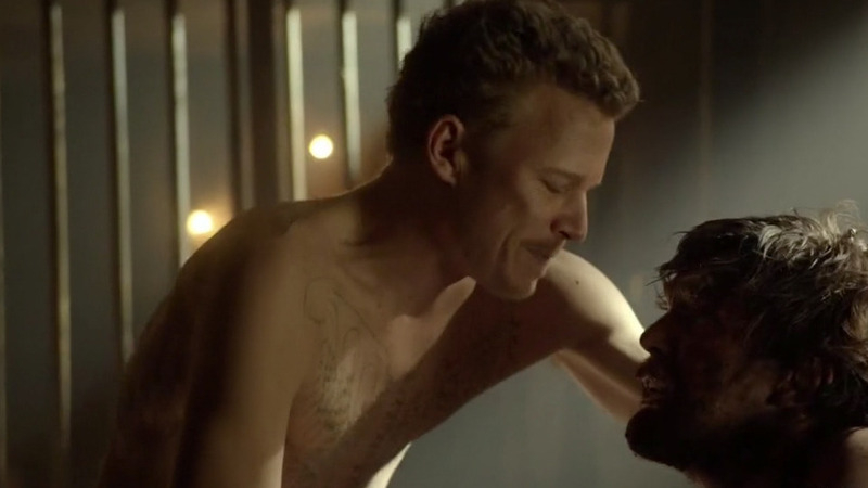 Sexiest Scenes of Alex Lannen from Dominion. Shirtless. 42689
