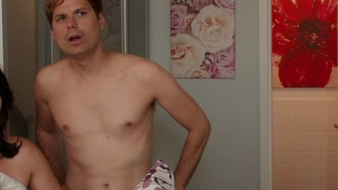 Michael Ian Black in They Came Together (2014) Sexy Shirtless Straight 25087