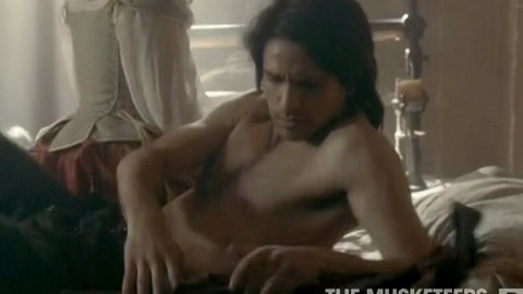 Sexiest Scenes of D'Artagnan from The Musketeers. Shirtless, Sexy. 23477