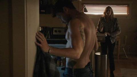 Nathan Phillips in The Bridge (2013-2014) Sexy Shirtless 23474