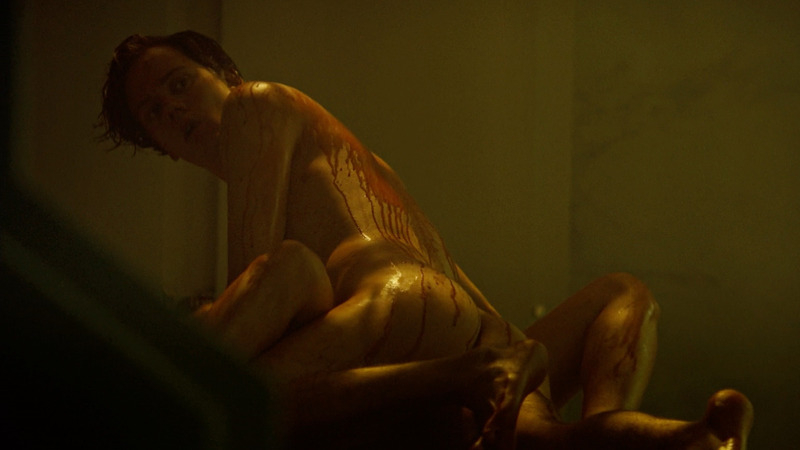 Bill Skarsgård Nude as Roman Godfrey. Butt. 44426