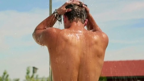 Joshua Grothe in Gartenfeind (2014) Shirtless 23590