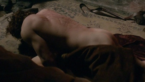 Sam Heughan in Outlander (2014) Butt Shirtless Straight 43287