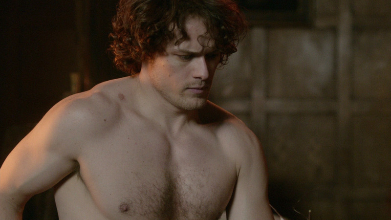 Outlander's Sexiest Scenes with Sam Heughan. Sexy, Shirtless. 43290